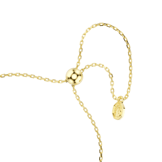 Magic bracelet, Mixed cuts, Snowflake, White, 18K gold finish