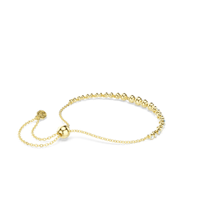 Imber bracelet, Round cut, Blue, 18K gold finish