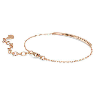 Only bracelet, Round cut, Pink, 18K rose gold finish