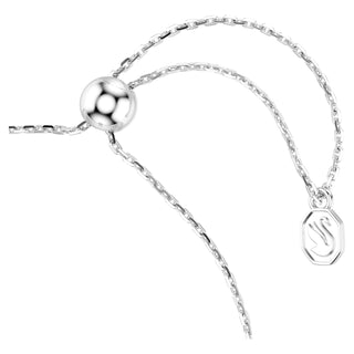 Sublima bracelet, Round cut, Star, White, Rhodium plated