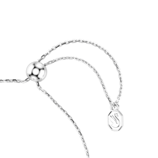 Sublima bracelet, Round cut, Star, White, Rhodium plated