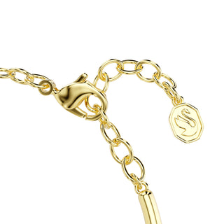 Sublima bangle, Octagon cut, Green, 18K gold finish