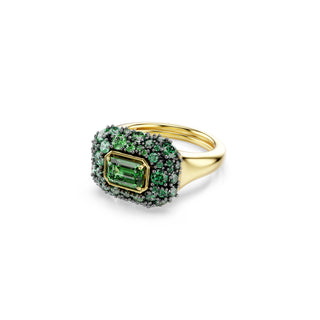 Sublima cocktail ring, Octagon cut, Green, 18K gold finish