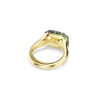 Sublima cocktail ring, Octagon cut, Green, 18K gold finish