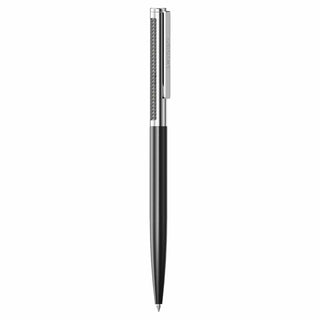 Matrix Tennis ballpoint pen, Black lacquered, Chrome plated