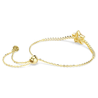 Sublima bracelet, Round cut, Star, Multicolored, 18K gold finish