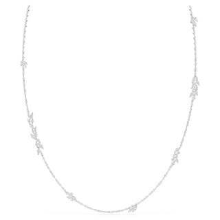 Mesmera strandage, Marquise cut, White, Rhodium plated