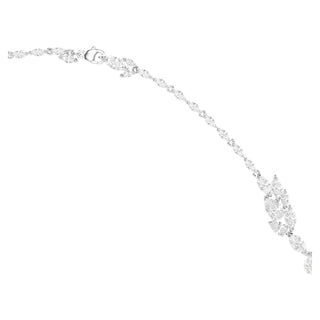 Mesmera strandage, Marquise cut, White, Rhodium plated