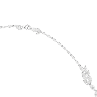 Mesmera strandage, Marquise cut, White, Rhodium plated