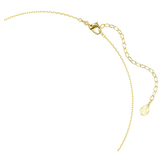 Sublima choker, Octagon cut, Green, 18K gold finish