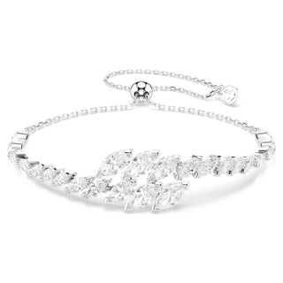 Mesmera set, Set (3), Marquise cut, White, Rhodium plated