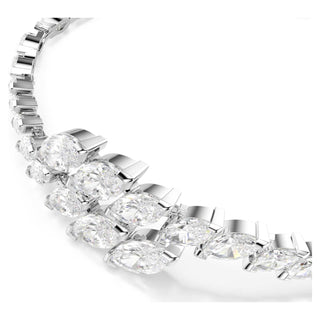 Mesmera set, Set (3), Marquise cut, White, Rhodium plated