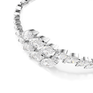 Mesmera set, Set (3), Marquise cut, White, Rhodium plated