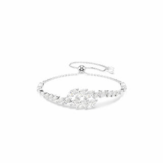 Mesmera set, Set (3), Marquise cut, White, Rhodium plated