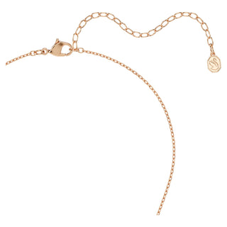 Mesmera pendant, Marquise cut, White, 18K rose gold finish