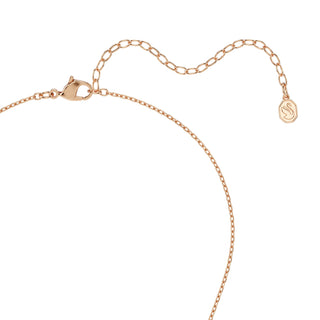 Mesmera pendant, Marquise cut, White, 18K rose gold finish