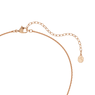 Sublima pendant, Round cut, White, 18K rose gold finish
