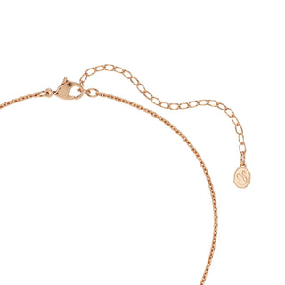 Sublima pendant, Round cut, White, 18K rose gold finish