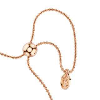 Mesmera bracelet, Mixed cuts, White, 18K rose gold finish