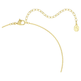 Millenia pendant, Cushion cut, Green, 18K gold finish
