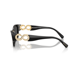 Sunglasses, Cat-eye shape, SK6076, Black