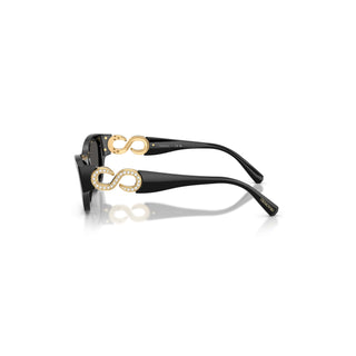 Sunglasses, Cat-eye shape, SK6076, Black
