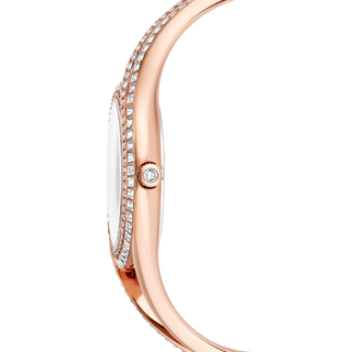 Hyperbola bangle watch, Swiss Made, Metal bracelet, Rose gold tone, Rose gold-tone finish