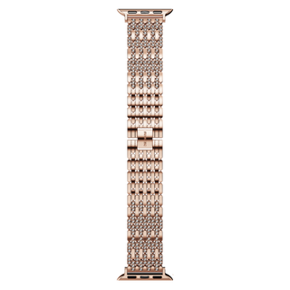 Sparkling princess strap
For Apple Watch® 40 mm & 41mm, Rose gold tone, Rose gold-tone finish