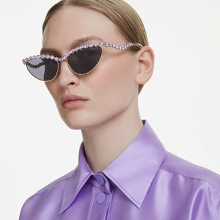 Sunglasses, Cat-eye shape, Purple