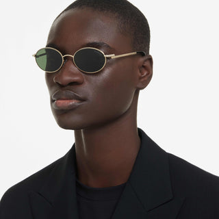 Sunglasses, Oval shape, Green