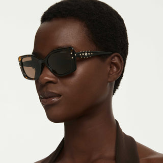 Sunglasses, Pillow shape, SK6058U, Brown