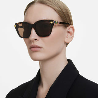 Sunglasses, Square shape, Brown