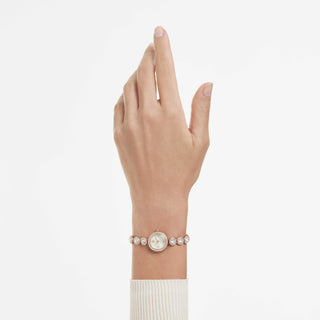 Una Angelic watch, Crystal bracelet, Rose gold tone, Rose gold-tone finish