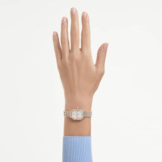 Dextera octagon watch, Swiss Made, Metal bracelet, Rose gold tone, Rose gold-tone finish