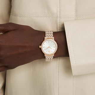 Imber watch, Swiss Made, Metal bracelet, Rose gold tone, Rose gold-tone finish