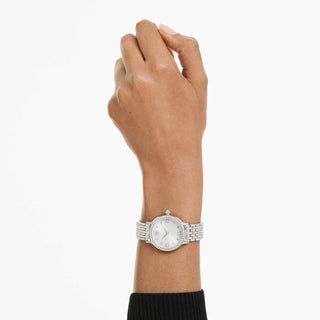 Imber watch, Swiss Made, Metal bracelet, Silver tone, Stainless steel