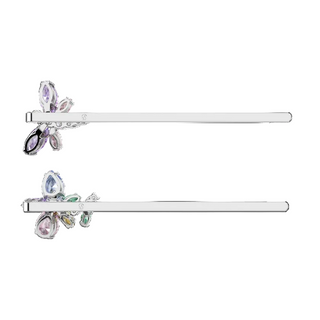 Ariana Grande x Swarovski hair pin
Mixed cuts, Dragonfly, Flower, Multicolored, Rhodium plated