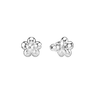 Ariana Grande x Swarovski stud earrings
Round cut, Flower, White, Rhodium plated