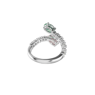 Ariana Grande x Swarovski open ring
Mixed cuts, Multicolored, Rhodium plated