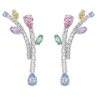 Ariana Grande x Swarovski drop earrings
Mixed cuts, Multicolored, Rhodium plated