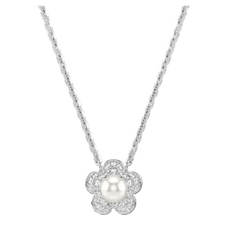Ariana Grande x Swarovski pendant
Round cut, Flower, White, Rhodium plated