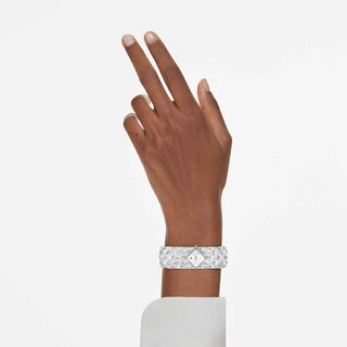Curiosa bangle watch
Crystal bracelet, Silver tone, Stainless steel
