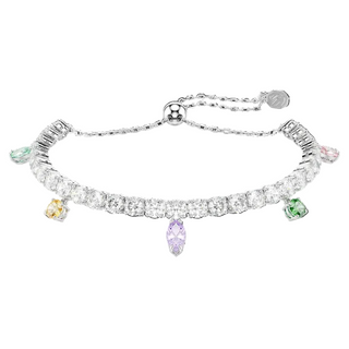 Ariana Grande x Swarovski Tennis bracelet
Mixed cuts, Multicolored, Rhodium plated