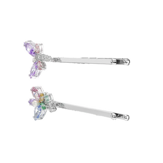 Ariana Grande x Swarovski hair pin
Mixed cuts, Dragonfly, Flower, Multicolored, Rhodium plated