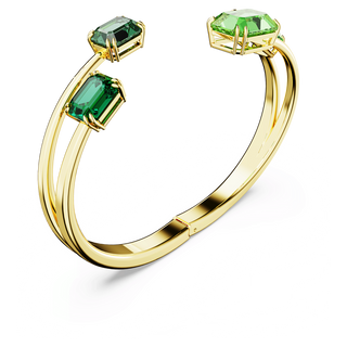 Millenia bangle
Octagon cut, Green, Gold-tone plated