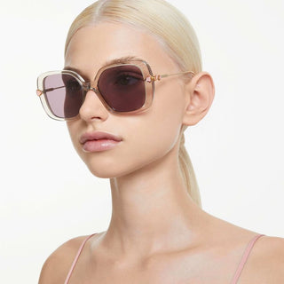 Sunglasses, Oversized, Square shape, SK6011, Purple