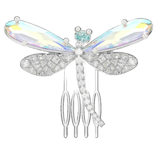 Ariana Grande x Swarovski brooch and hair accessory
Mixed cuts, Dragonfly, Green, Rhodium plated