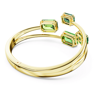 Millenia bangle
Octagon cut, Green, Gold-tone plated