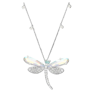 Ariana Grande x Swarovski pendant and brooch
Mixed cuts, Dragonfly, Green, Rhodium plated