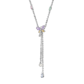 Ariana Grande x Swarovski Y necklace
Mixed cuts, Dragonfly, Multicolored, Rhodium plated